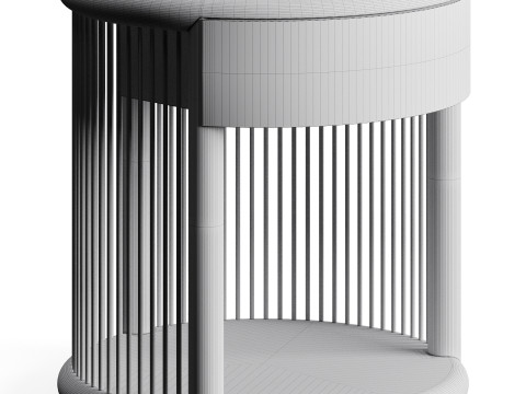 Paolo Castelli TUM Bedside Table Modello 3D