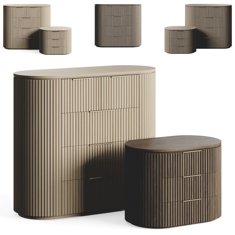 RH BYRON Cupboard LivCollection HRZ-Reveal 3D 模型 .c4d .max .obj .3ds .fbx .stl .blend