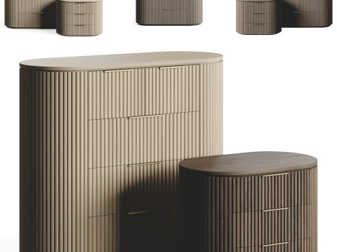 RH BYRON Cupboard LivCollection HRZ-Reveal 3D 模型