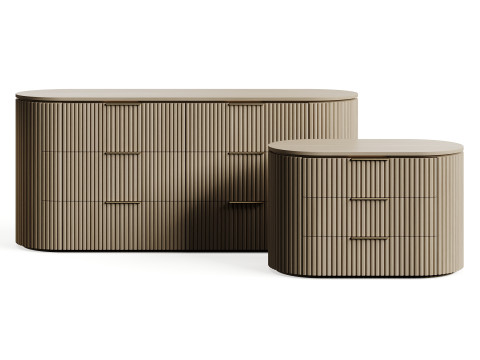 RH BYRON SIDEBOARD LivCollection HRZ-Reveal Modello 3D
