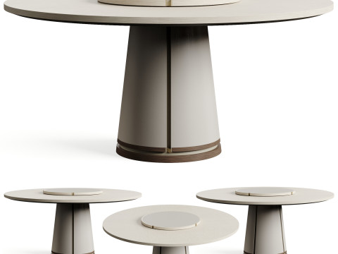 Frato AUBURN Dining Table D160CM 3Dモデル