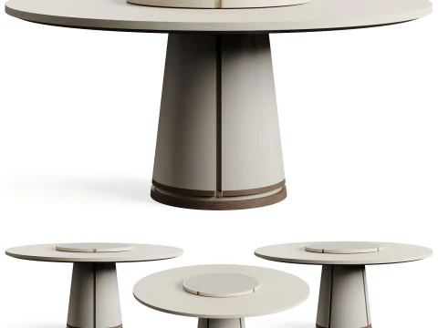 Frato AUBURN Tavolo da Pranzo D160CM Modello 3D