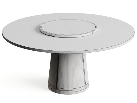Frato AUBURN Dining Table D160CM Modelo 3D