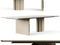 LuxLucia Casa OASIS RECT W280DT1 W280DT3 Dining Table 3D 模型