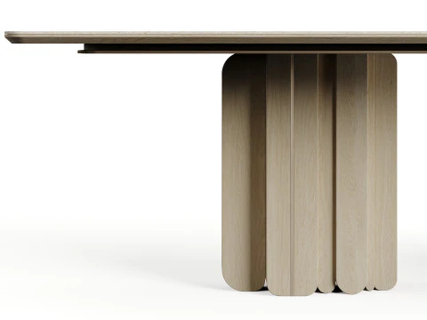 LuxLucia Casa OASIS RECT W280DT1 W280DT3 Dining Table 3D Model