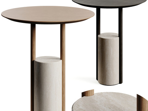 Kendo Mobiliario ZANCO Side Table L3DLW45 3Dモデル