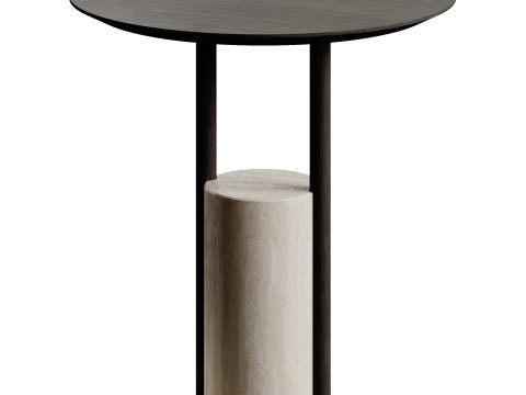 Kendo Mobiliario ZANCO Side Table L3DLW45 3D Model