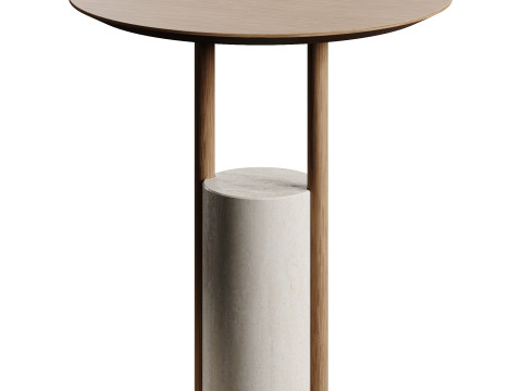 Kendo Mobiliario ZANCO Side Table L3DLW45 3D Model