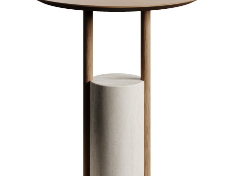 Kendo Mobiliario ZANCO Side Table L3DLW45 3D Model