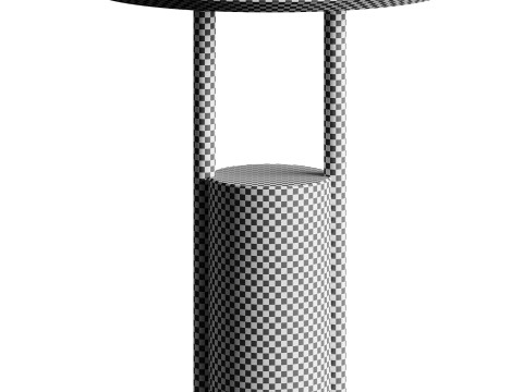 Kendo Mobiliario ZANCO Side Table L3DLW45 3D Model