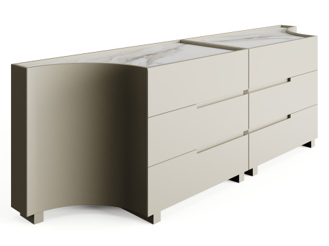 Meridiani WALLIS Sideboard 3D Model