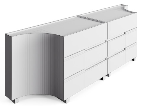 Meridiani WALLIS Sideboard 3D Model