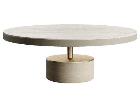 Ana Roque TAGE TRAVERTINO Outdoor Table 3D Model