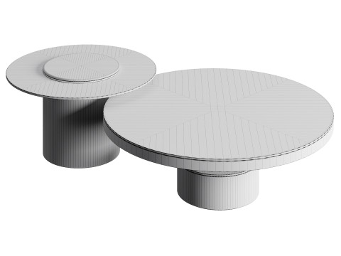 Ana Roque TAGE TRAVERTINO Outdoor Table Modèle 3D