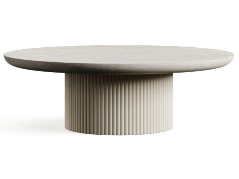 Ana Roque ARTIC TRAVERTINO Coffee Table 3D Модель