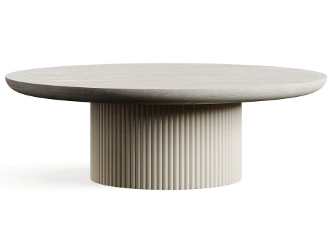 Ana Roque ARTIC TRAVERTINO Coffee Table 3D Model