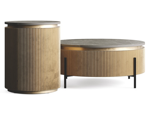 Oroa IRONVILLE Luxury Metal Coffee Table 3D-Modell