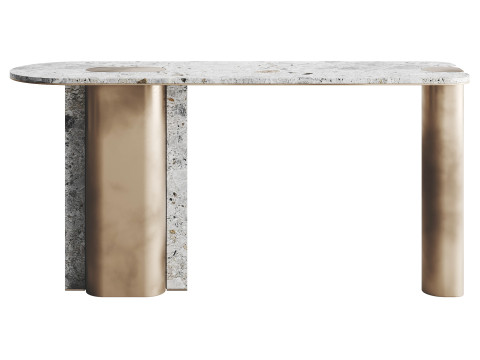 ROSIE GOLD Console Table LuxLucia Casa 3D Model