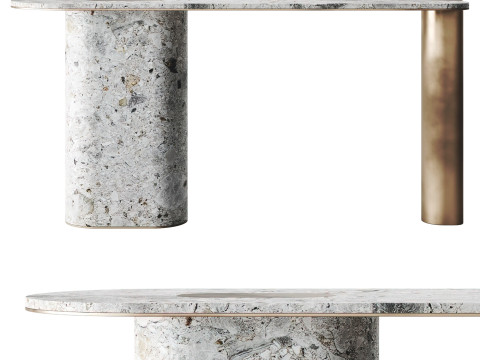 ROSIE GOLD Console Table LuxLucia Casa 3D Model
