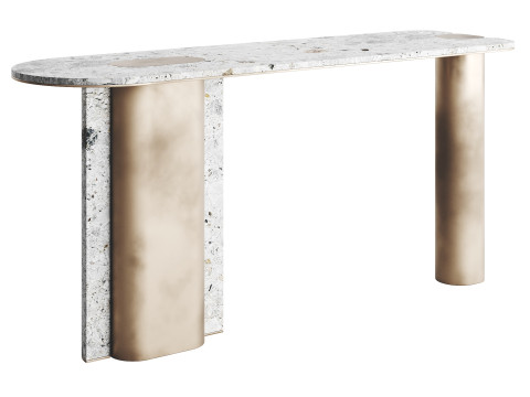 ROSIE GOLD Console Table LuxLucia Casa 3D Model