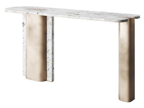 ROSIE GOLD Console Table LuxLucia Casa 3D Model