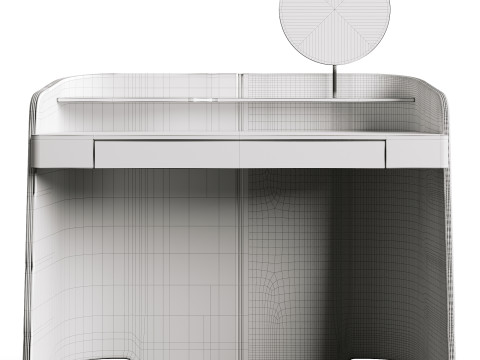 Pianca CHLOE 2025 Vanity Desk 3D Model