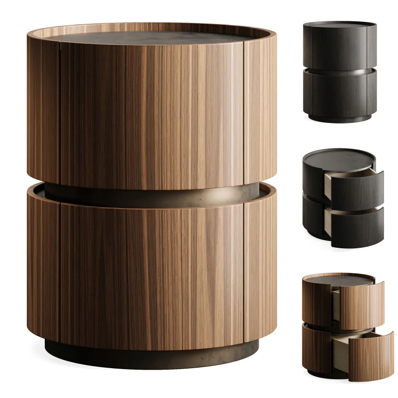 Приліжковий столик Bonaldo MONEYPENNY CASTORS L3L2024C 3D Модель .c4d .max .obj .3ds .fbx .stl .blend 