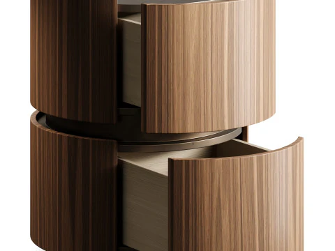 Приліжковий столик Bonaldo MONEYPENNY CASTORS L3L2024C 3D Модель