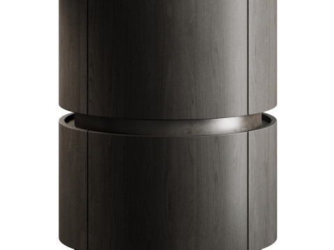 Bonaldo MONEYPENNY CASTORS Bedside Table L3L2024C Model 3D