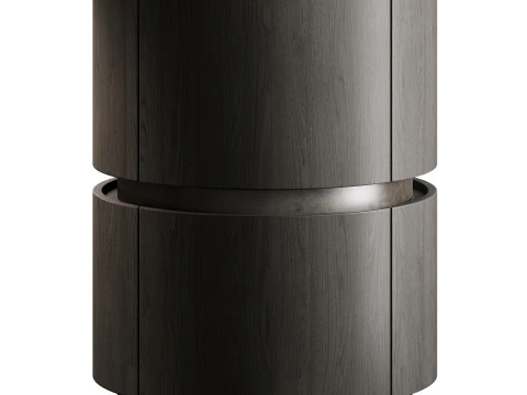 Приліжковий столик Bonaldo MONEYPENNY CASTORS L3L2024C 3D Модель