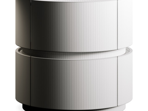 Bonaldo MONEYPENNY CASTORS Bedside Table L3L2024C Model 3D