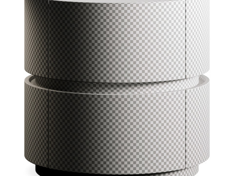 Bonaldo MONEYPENNY CASTORS Bedside Table L3L2024C Model 3D