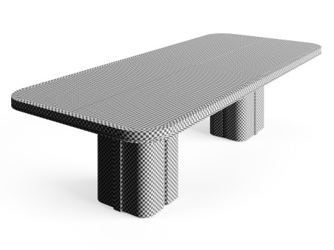Frato KAMAKURA Dining Table L3L280 Modelo 3D