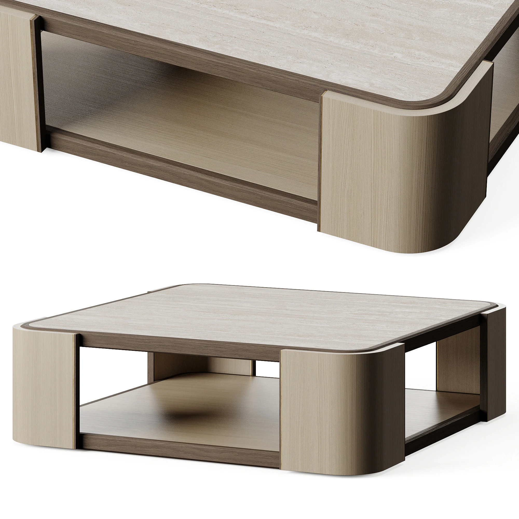 Frato BUENOS AIRES Coffee Table 3D Model .c4d .max .obj .3ds .fbx .stl .blend 