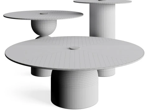 アナ・ロケ MOMA コーヒーテーブル 3Dモデル