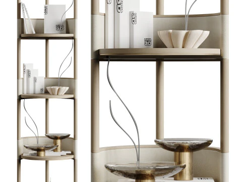 Frato ARLES Bookcase 3D Model