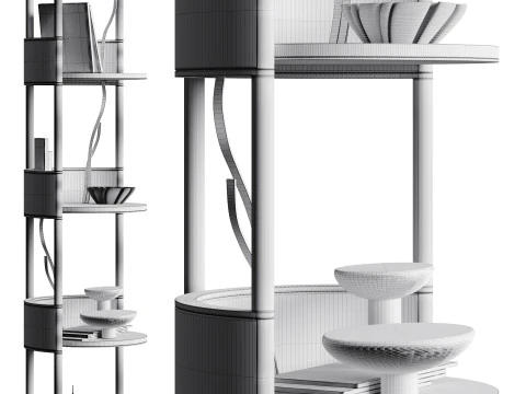 Frato ARLES Bookcase 3D Model