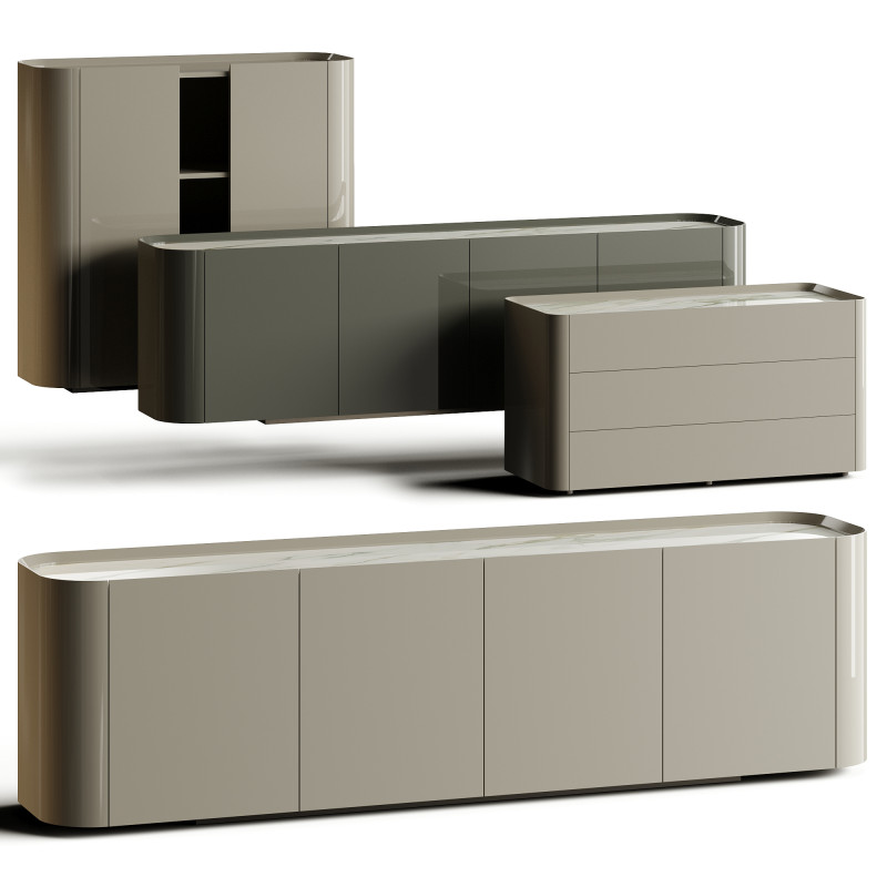 Bonaldo ARRAGAN 2026 3D Model .c4d .max .obj .3ds .fbx .stl .blend 