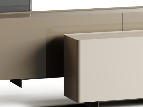 Eforma ALMA PREMIUM 래커 사이드보드 3D 모델