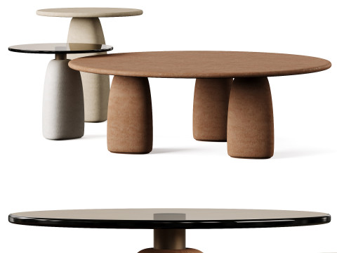 STRATA Couchtisch aus Stein 3D Modell