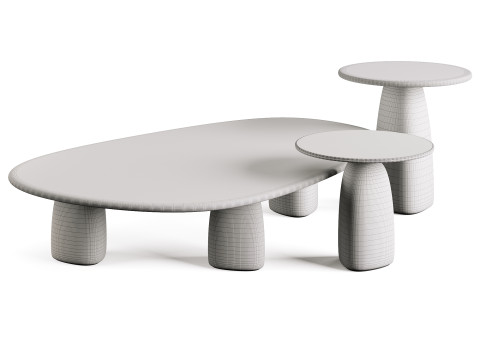 STRATA stenen salontafel 3D Model