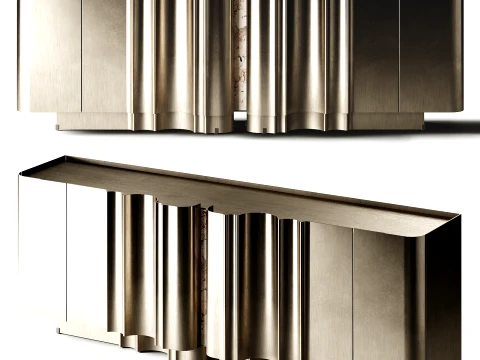WAVE W3 Premium Metal Sideboard by LuxLucia Casa 3D Modell