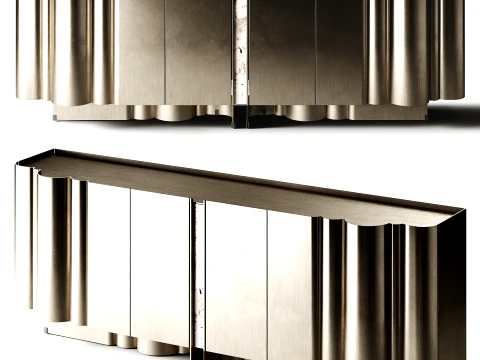 WAVE W1 Premium Metal Sideboard by LuxLucia Casa Modelo 3D