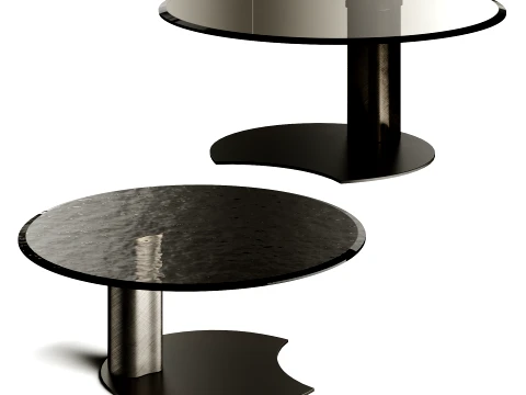 Cattelan AMERIGO Premium Metal Coffee Table 3D Model
