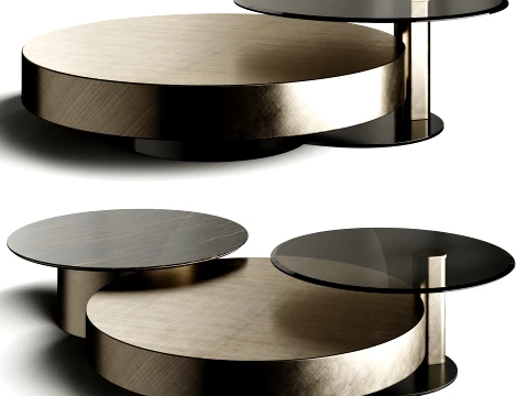 Cattelan ARENA MIX Premium Coffee Table Modelo 3D