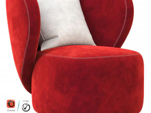 Little big armchair 3D Model