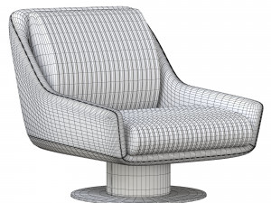 Armchair Longhi Sol 3Dモデル