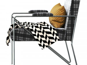 Kelly Wearstler Emmett Lounge Chair 3D Model