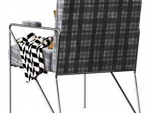Kelly Wearstler Emmett Lounge Chair 3D 모델