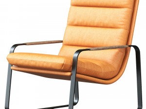 Armchair Indra LX665 Leolux 3D Model
